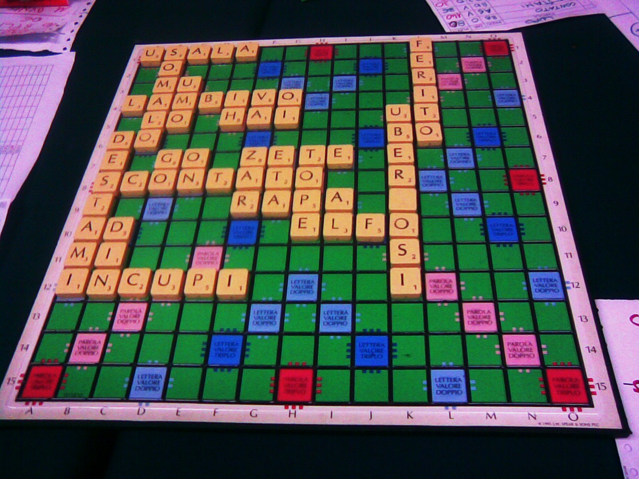 Tabellone 241109